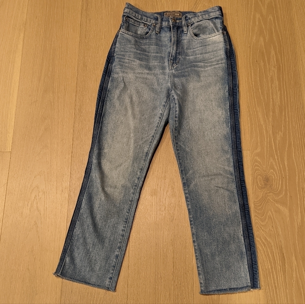 Stylish Blue Cropped Denim Jeans (tall)
